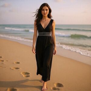 Max Edition Womens Dress Sz XS Maxi  Bohemian Boho Chic Beach Vacation Resort